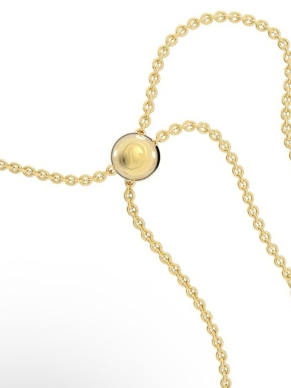 Swarovski Una Heart Bracelet (Article no. 5634724), a romantic gold-tone plated - Picture 5 of 8